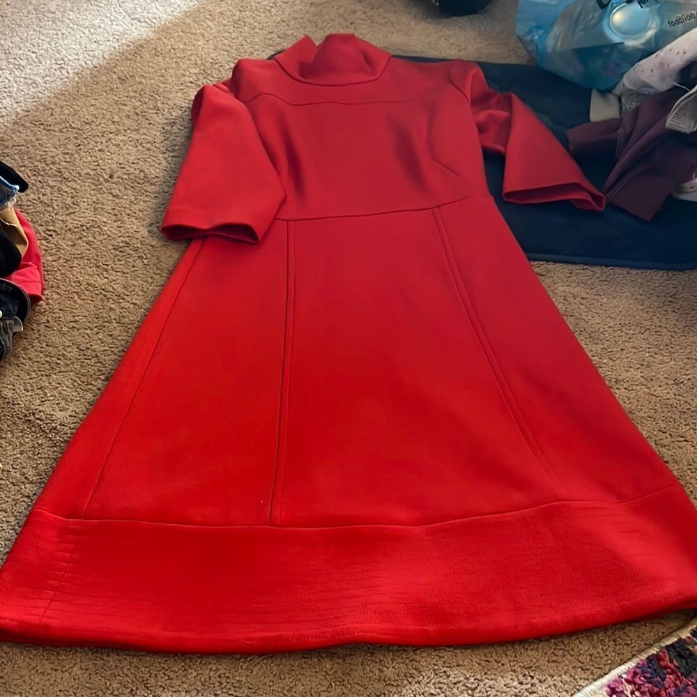 Shoshanna red dress 2